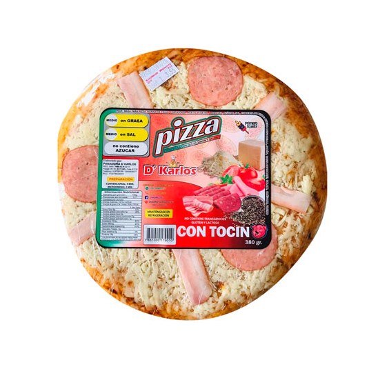 Pizza Con Tocino D´Karlos 380 Gr