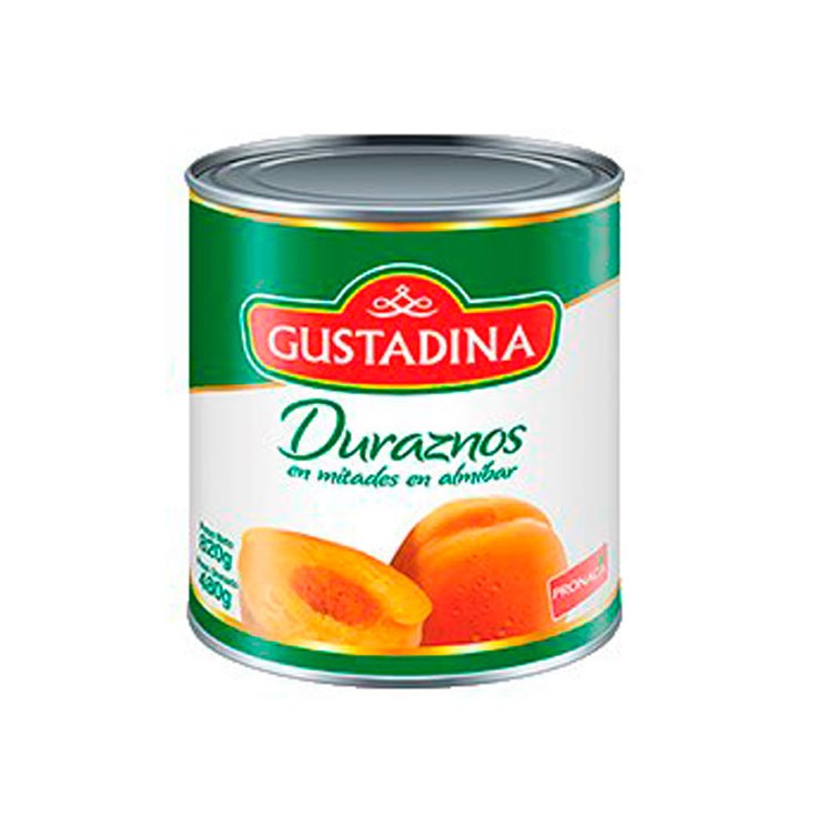 Duraznos Almíbar Gustadina 820 Gr