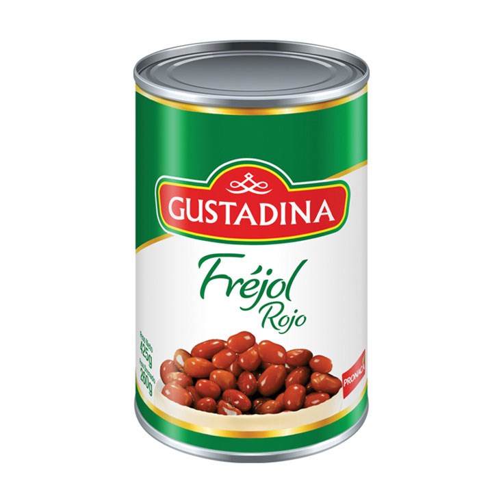 Gustadina frejol rojo 425 gr.