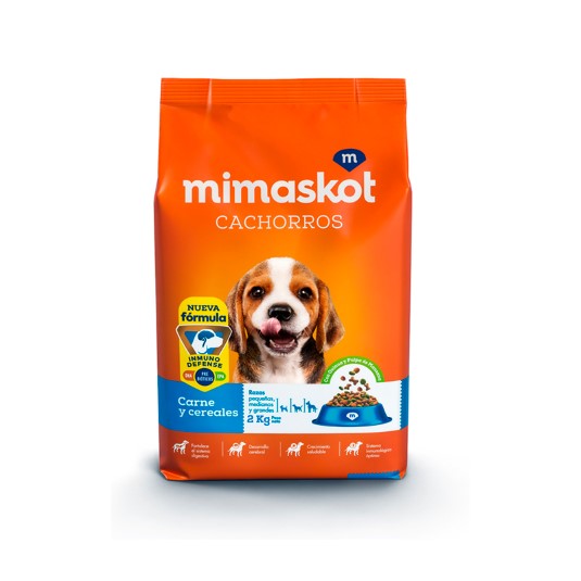 Alimento De Perro Mimaskot Cachorros Carne/Cereales 2 Kg