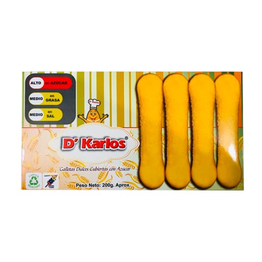 D´karlos bizcotelas 200 gr.