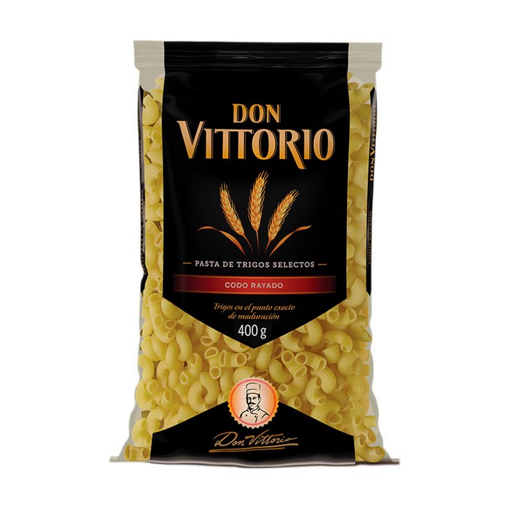 Fideo Codo Rayado Don Vittorio 400 Gr