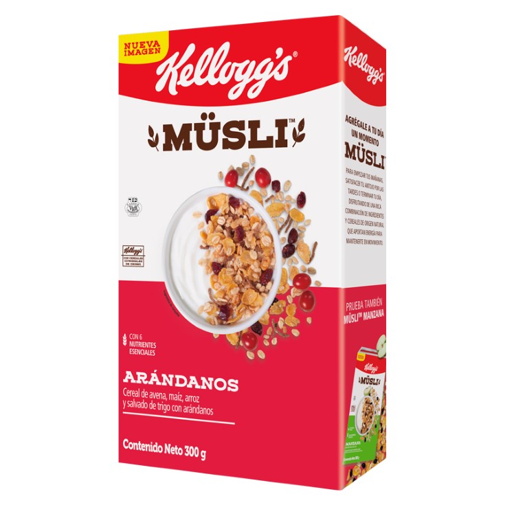 Cereal Kellogg´s Musli Manzana 300 Gr