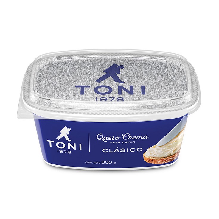 Queso Crema Toni 600 Gr.