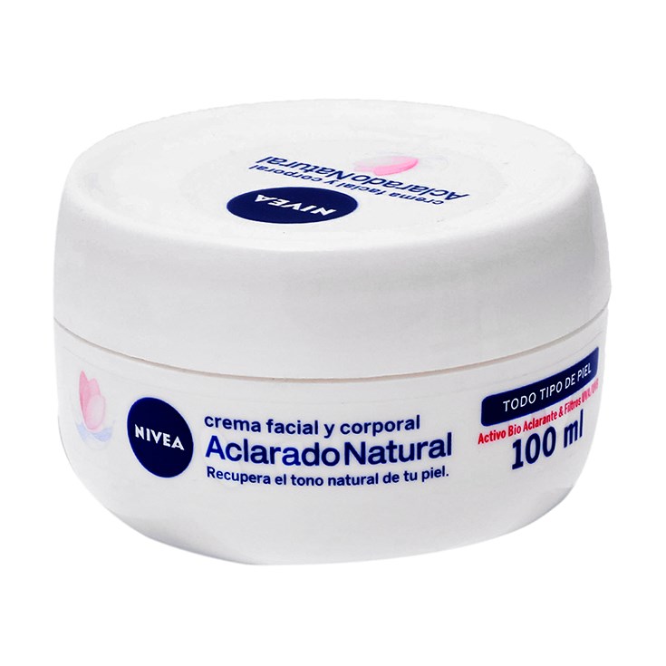 Crema Facial Aclarado Natural Body 100 ml.