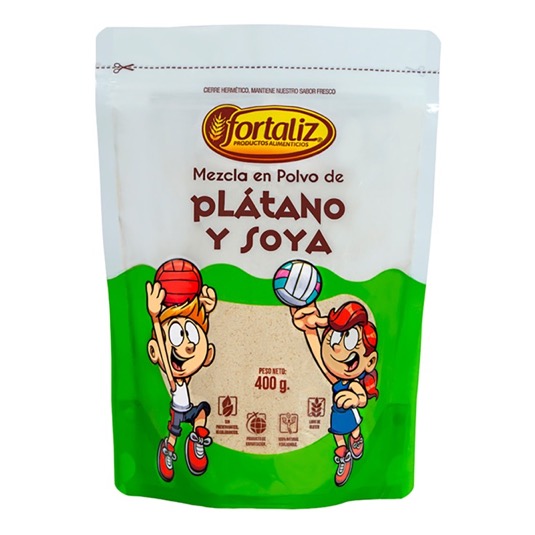 Fortaliz soya platano 400 gr.