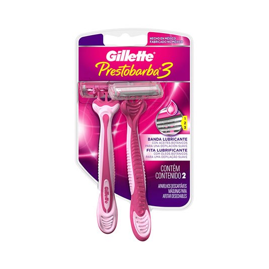 Afeitadora Prestobarba Gillette 3 Hojas Mujer