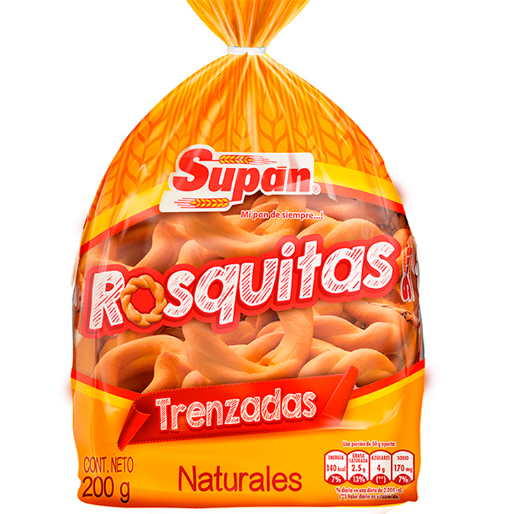 Rosquitas Trenzadas Natural Supan 200 Gr