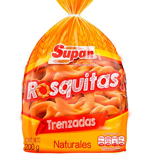 Rosquitas Trenzadas Natural Supan 200 Gr