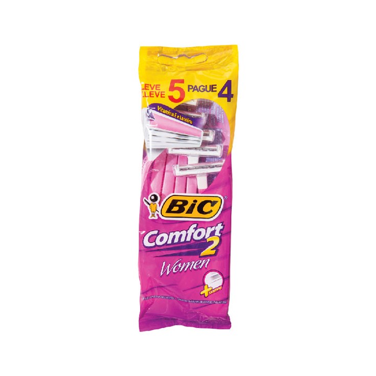 Pague 4 Lleve 5 Rasuradora Comfort For Women Bic