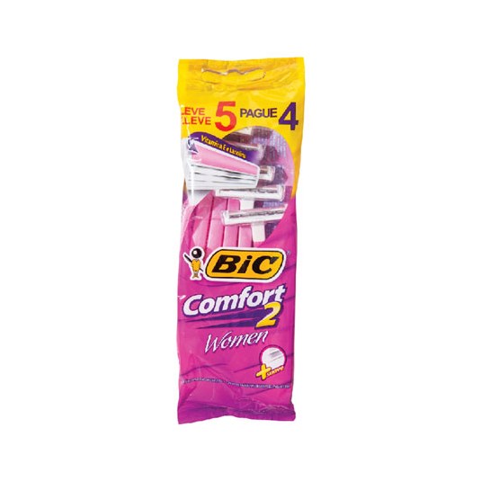 Pague 4 Lleve 5 Rasuradora Comfort For Women Bic