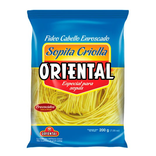 Fideo Sopita Criolla Oriental 200 Gr