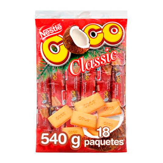 Galleta Funda Coco X 18 Uni 30 Gr c/u