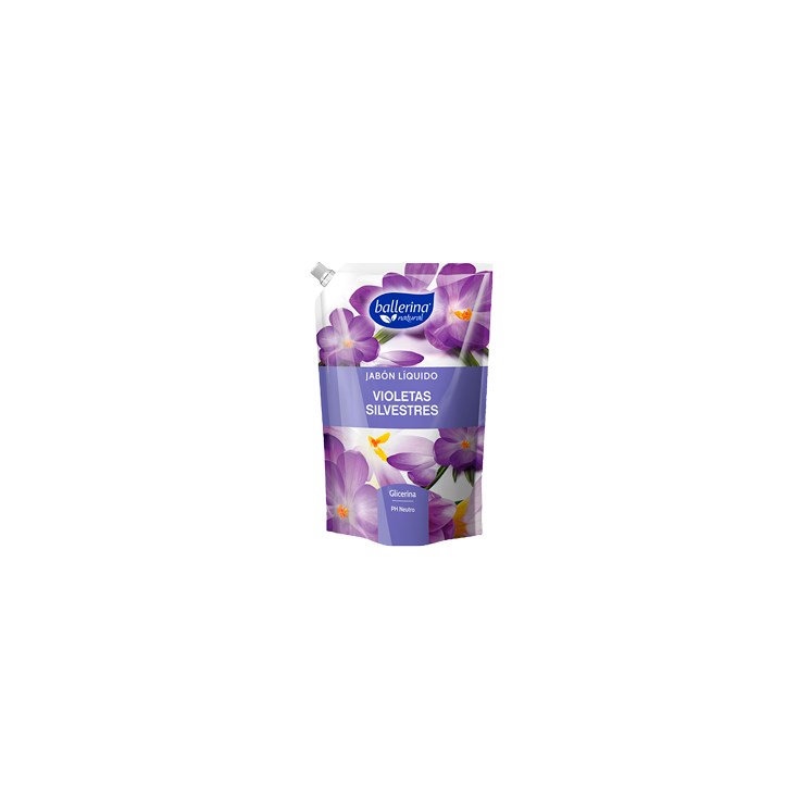 Ballerina Jabon Liquido Glicerina Doy Pack Violeta 750Ml