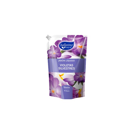 Ballerina Jabon Liquido Glicerina Doy Pack Violeta 750Ml