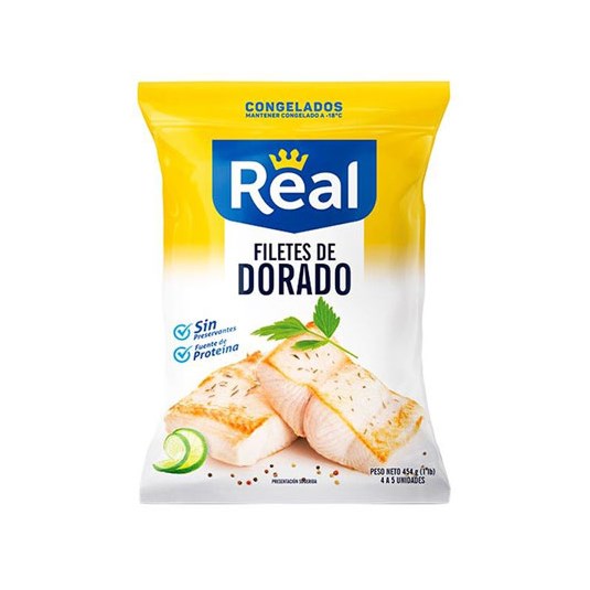 Filetes De Dorado Real 454 Gr