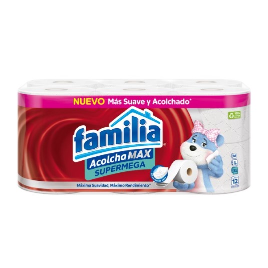 Familia Papel Higienico Megarollo 12 Un