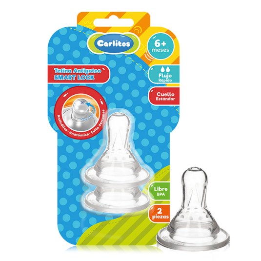 Tetina Carlitos Clasica Blister X 2 Unidades Cuell