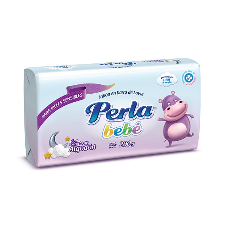Ligero Doméstico Grabar Jabón Para Ropa Bebé Perla 200 Gr - supermercadosantamaria.com