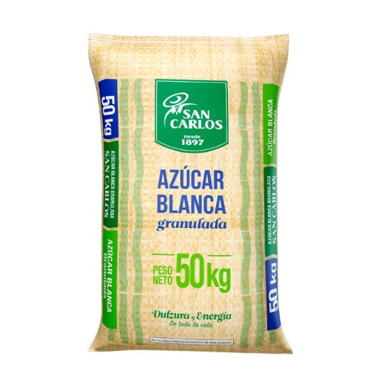 San carlos azucar blanca bulto 50 kg.