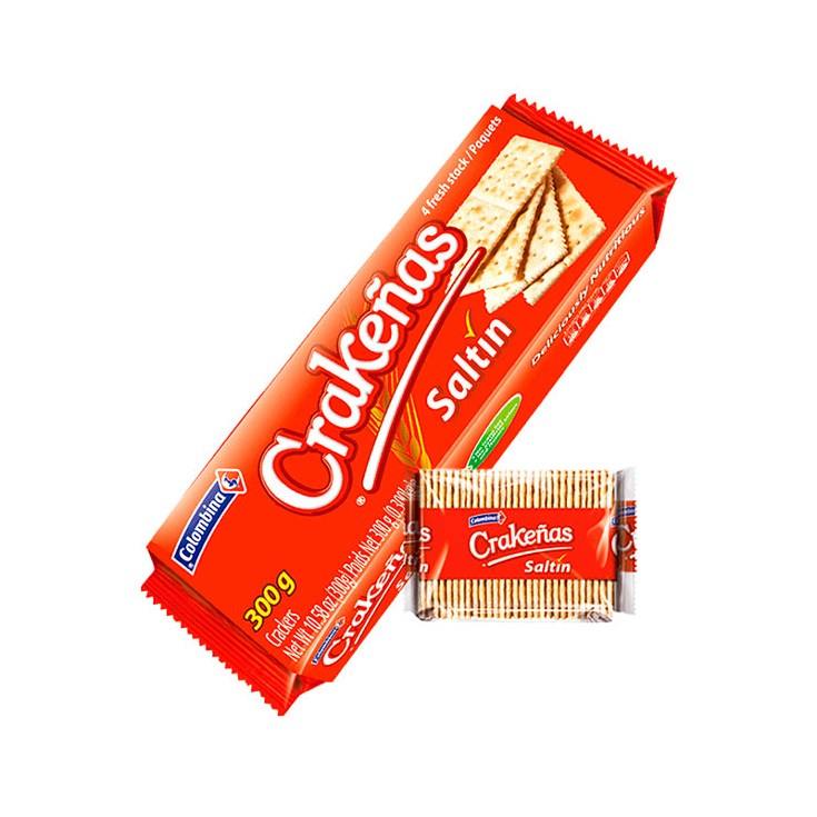 Galleta Saltin Taco Crakeñas 300 Gr Galleta Saltin Taco Crakeñas 300 Gr