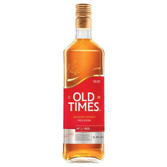 Old times whisky red 750 cc.