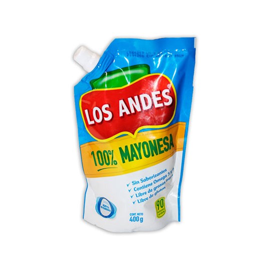 Mayonesa Ecopack Los Andes 400 Gr