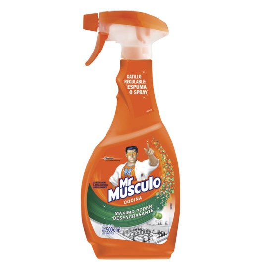 Pistola Antigrasa Regular Mr. Músculo 500 Ml