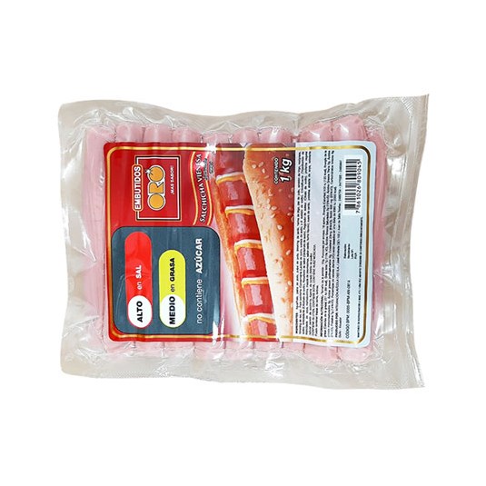 Salchicha C-16 Vienesa Oro 1 Kg