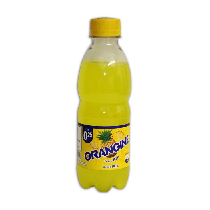 Orangine botella sabor a piña 250 ml.