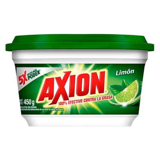 Lavavajilla Crema Floral Limón Axión 450 Gr