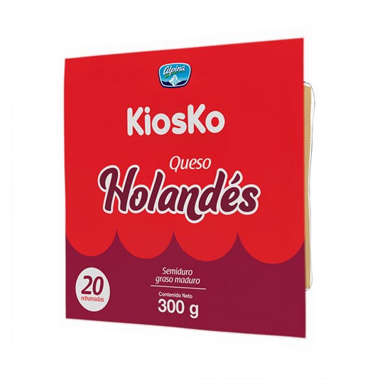 Kiosko queso lonja holandes 300 gr.