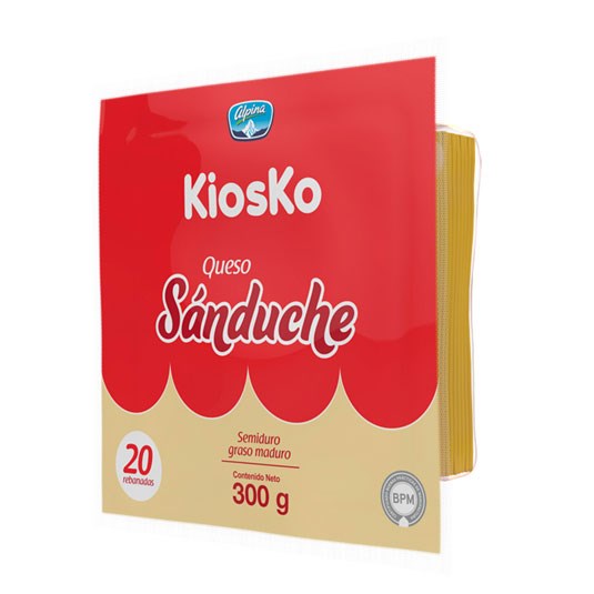 Kiosko queso lonja sanduche 300 gr.