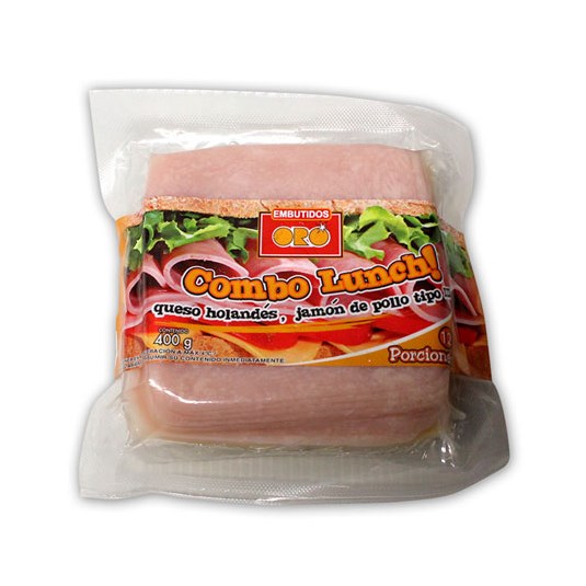 Combo Sanduchero Oro 400 Gr.