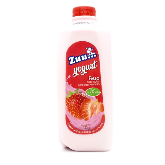 Yogurt Sabor Fresa Zuu 2 lt.