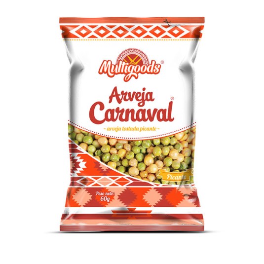 Arveja Carnaval Tostada Picante 60 Gr
