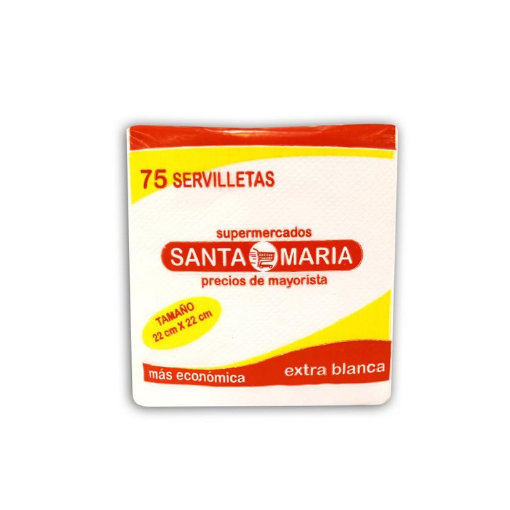 Servilletas Económicas Santa Maria X 75 Uni