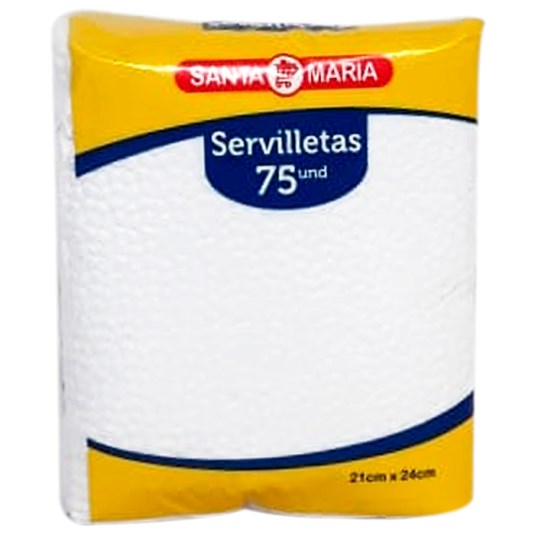 Servilletas Económicas Santa Maria X 75 Uni