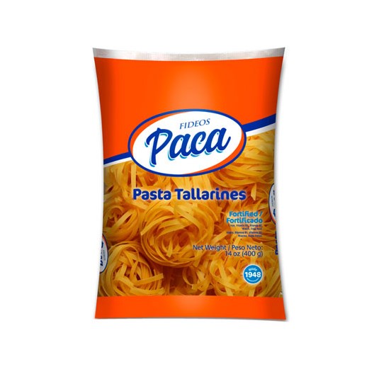 Fideo Tallarín Paca 400 Gr