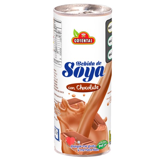 Leche de Soya Con Chocolate Oriental 240 Ml.