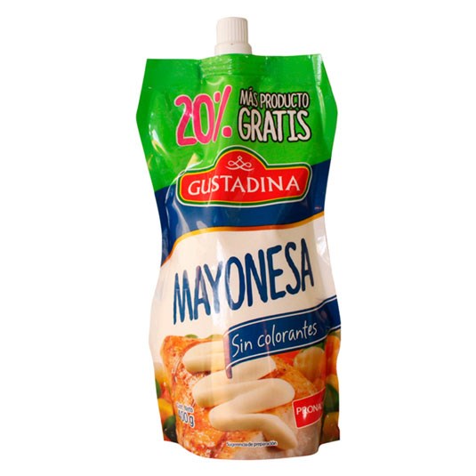 Mayonesa Doypack Gustadina 400 Gr