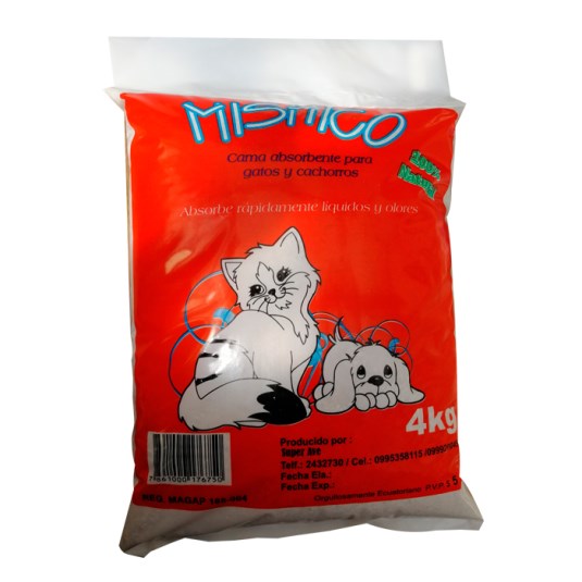 Arena Para Gatos Super Mishico 4 Kg