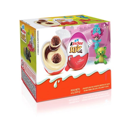 Chocolate Kinder Joy Sorpresa Niña X 2Un 40 G
