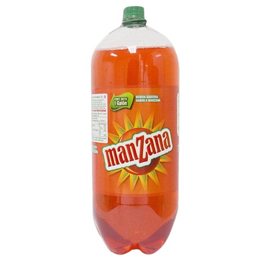 Manzana gaseosa botella 3.785 lt.