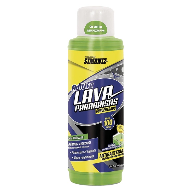 Simoniz lava parabrisas concentrado 500 ml.
