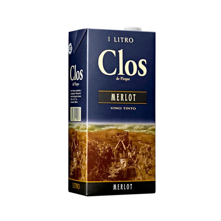 Clos De Pirque Vino Tinto Merlot 1 Lt