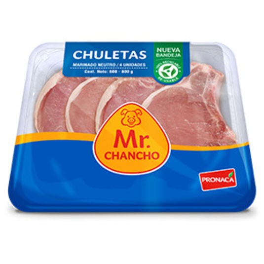 Mr Chancho Chuleta Bandeja Kg