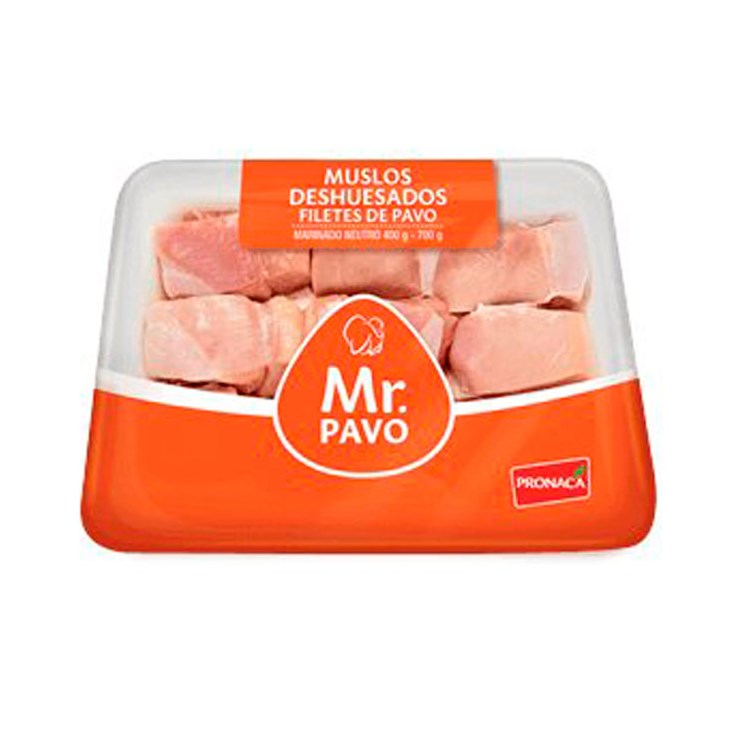 Filete Mr Pavo Muslo Congelado Bandeja Kg