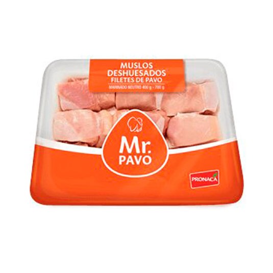 Filete Mr Pavo Muslo Congelado Bandeja Kg