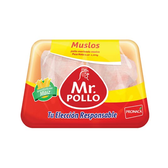 Muslos Bandeja Mr. Pollo Kg